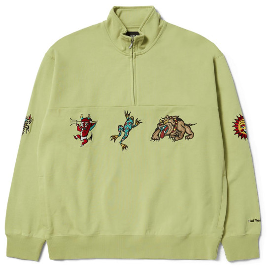 Huf Ανδρικό μπουφάν Bledsoe Quarter Zip Fleece